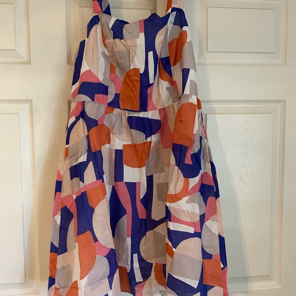 Colorful Abstract Print Dress - Picture 6 of 6